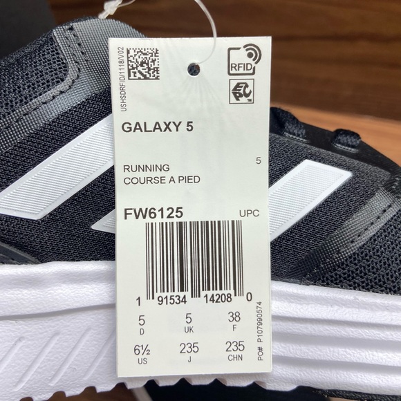 🆕 Adidas Galaxy 5 Cloudfoam Running Shoes - Picture 14 of 15
